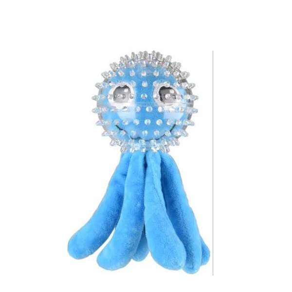 FLAMINGO JOUET WILCO POULPE AVEC BALLE BLEU (16427)