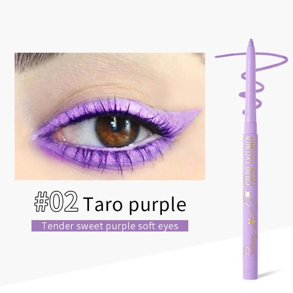 PUDAIER Color Eyeliner Lasting Waterproof #02 TARO PURPLE