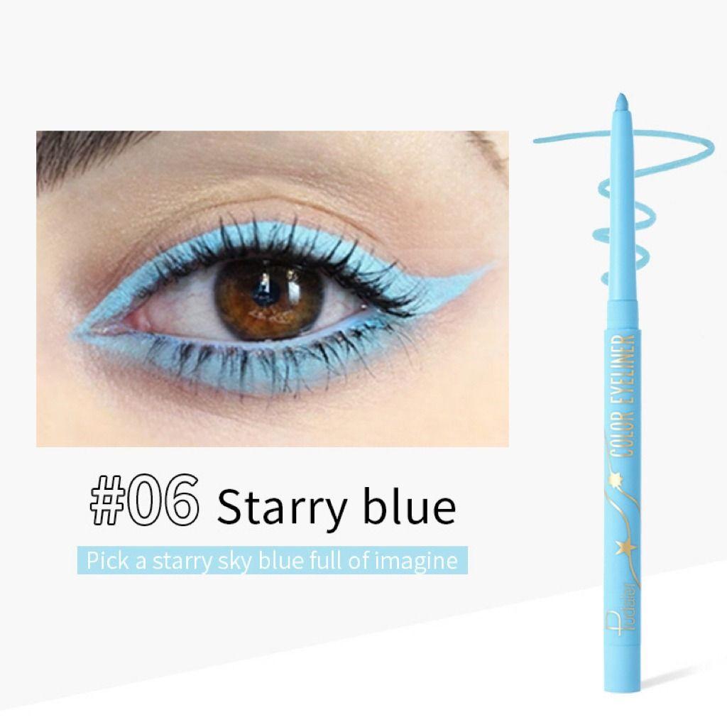 PUDAIER Color Eyeliner Lasting Waterproof #06 STARRY BLUE