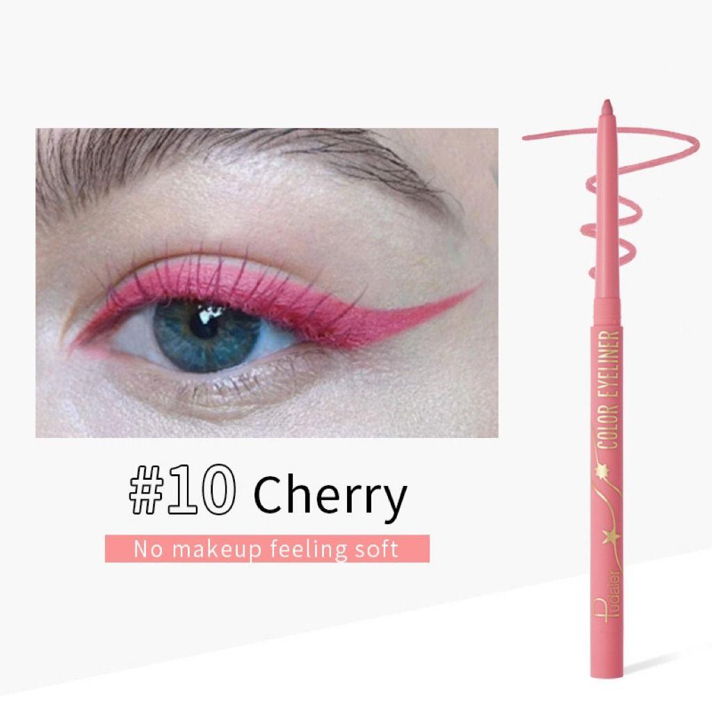 PUDAIER Color Eyeliner Lasting Waterproof #10 CHERRY