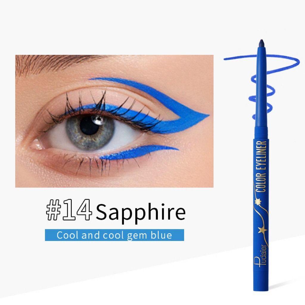 PUDAIER Color Eyeliner Lasting Waterproof #14 SAPPHIRE