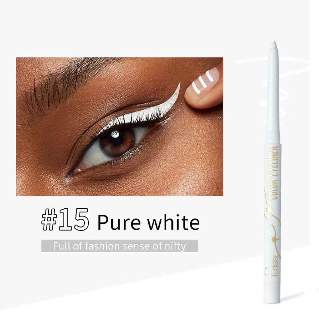 PUDAIER Color Eyeliner Lasting Waterproof #15 PURE WHITE