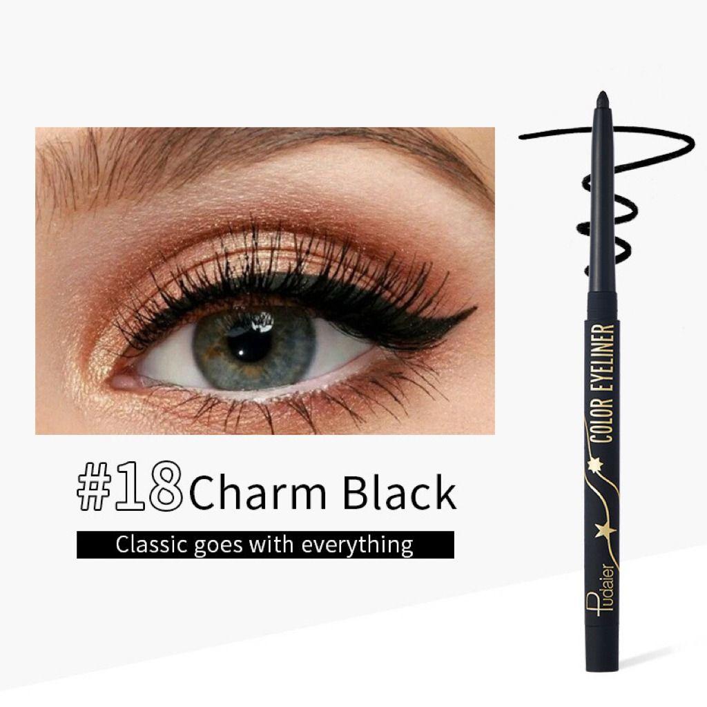 PUDAIER Color Eyeliner Lasting Waterproof #18 CHARM BLACK