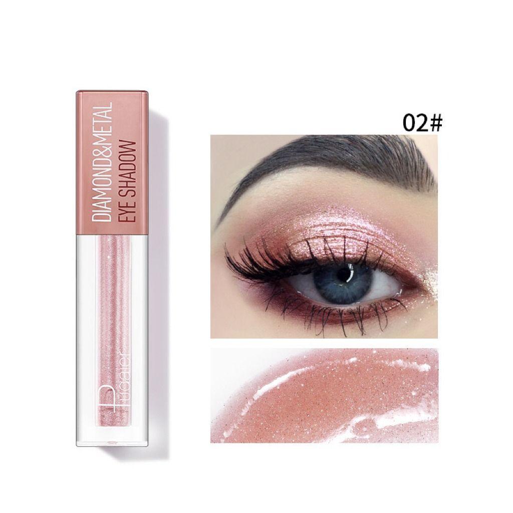 PUDAIER Diamond&Metal Liquid Eyeshadow #02 VITAL ORANGE POWDER