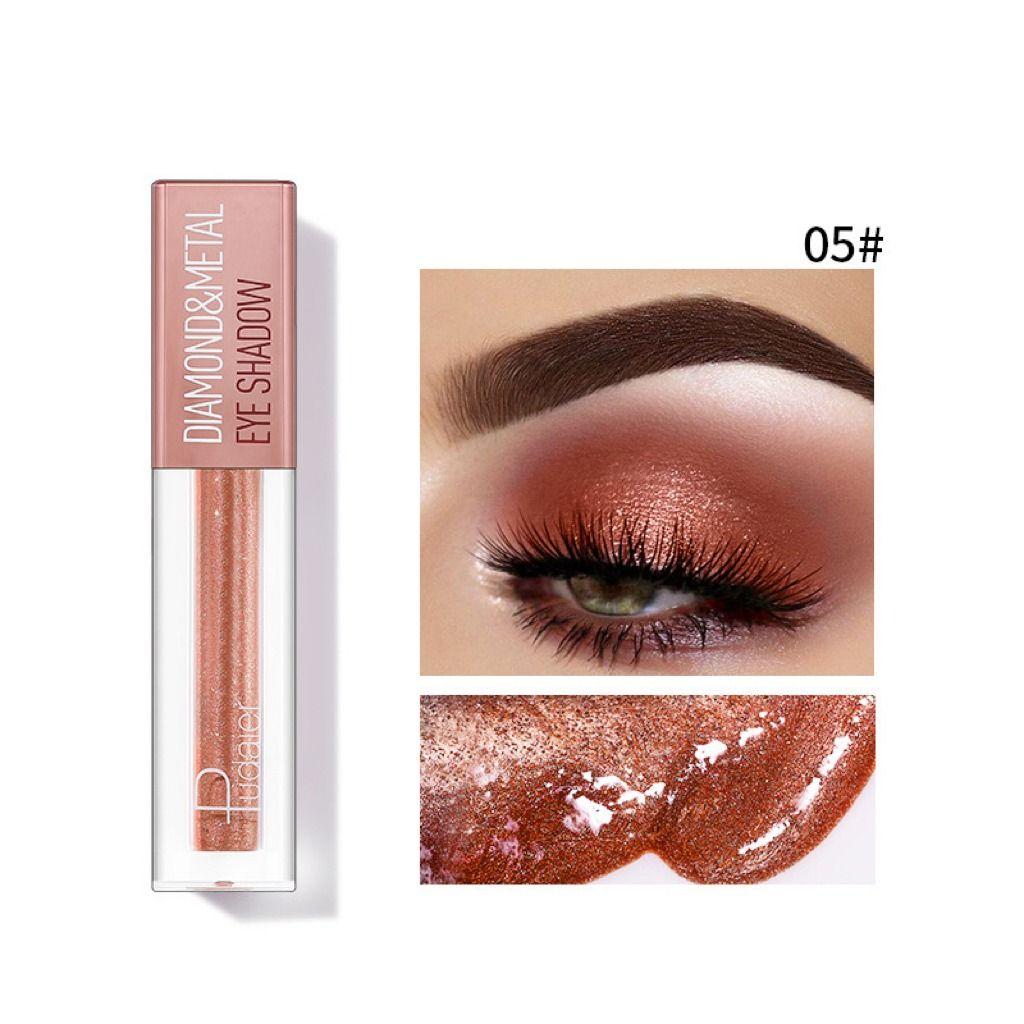 PUDAIER Diamond&Metal Liquid Eyeshadow #05 SHINE ORANGE