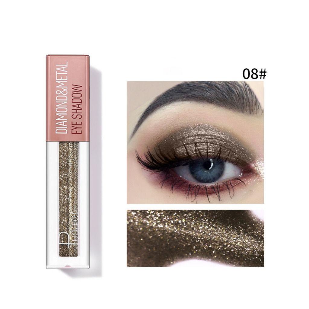 PUDAIER Diamond&Metal Liquid Eyeshadow #08 COCO CARAMEL