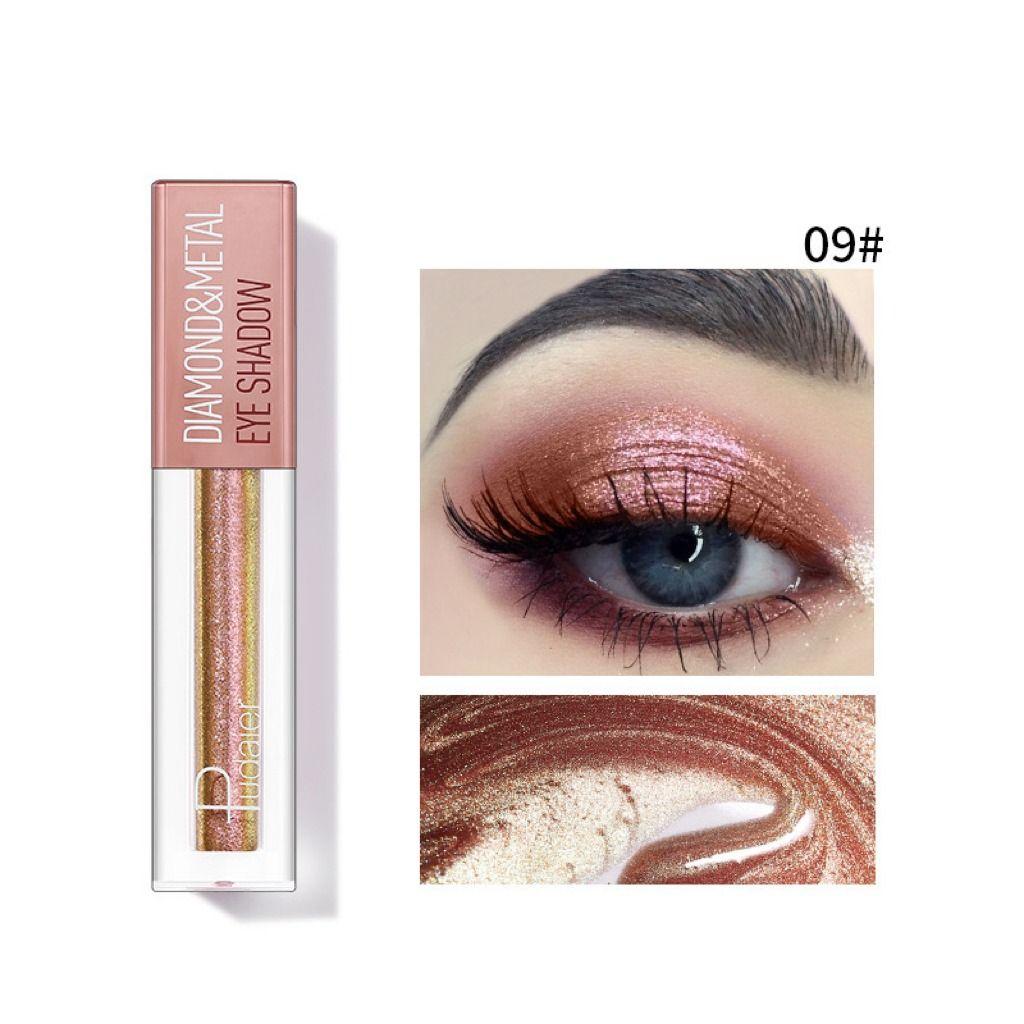 PUDAIER Diamond&Metal Liquid Eyeshadow #09 SUNSET CORAL