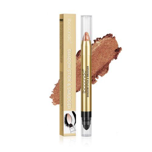 ibcccndc Shiny Eye Makeup Eyeshadow Stick and Smudger 2N1 #04