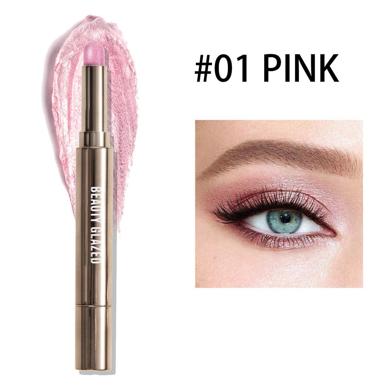 BEAUTY GLAZED Flowing Cloud Silky Eyeshadow Pen #01 PINK