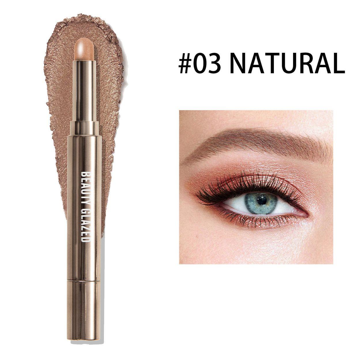 BEAUTY GLAZED Flowing Cloud Silky Eyeshadow Pen #03 NATURAL