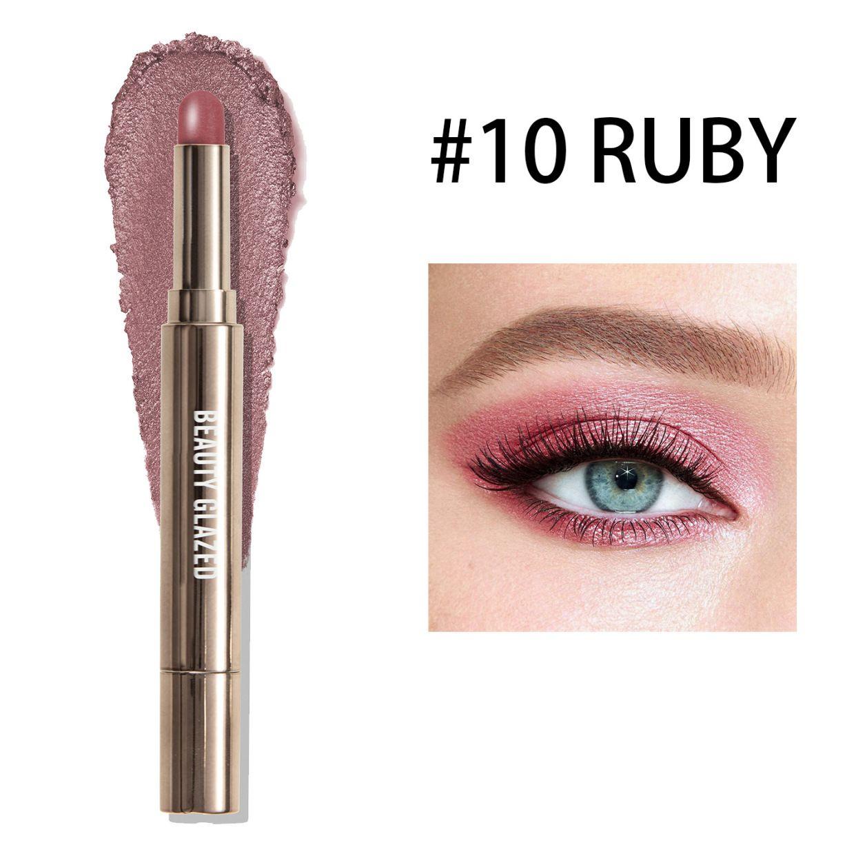 BEAUTY GLAZED Flowing Cloud Silky Eyeshadow Pen #10 RUBY