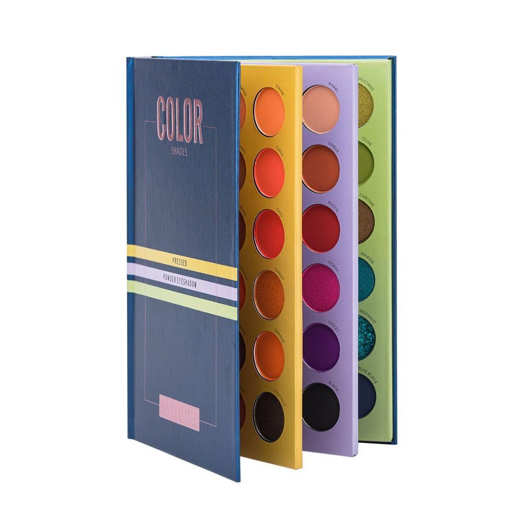 BEAUTY GLAZED 72 Colors Eyeshadow Palette Color Shades