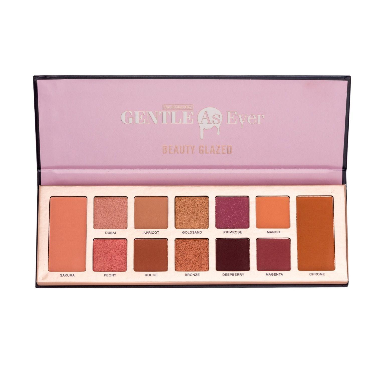 BEAUTY GLAZED 12 Colors Eyeshadow Palette Gentle As Eyer