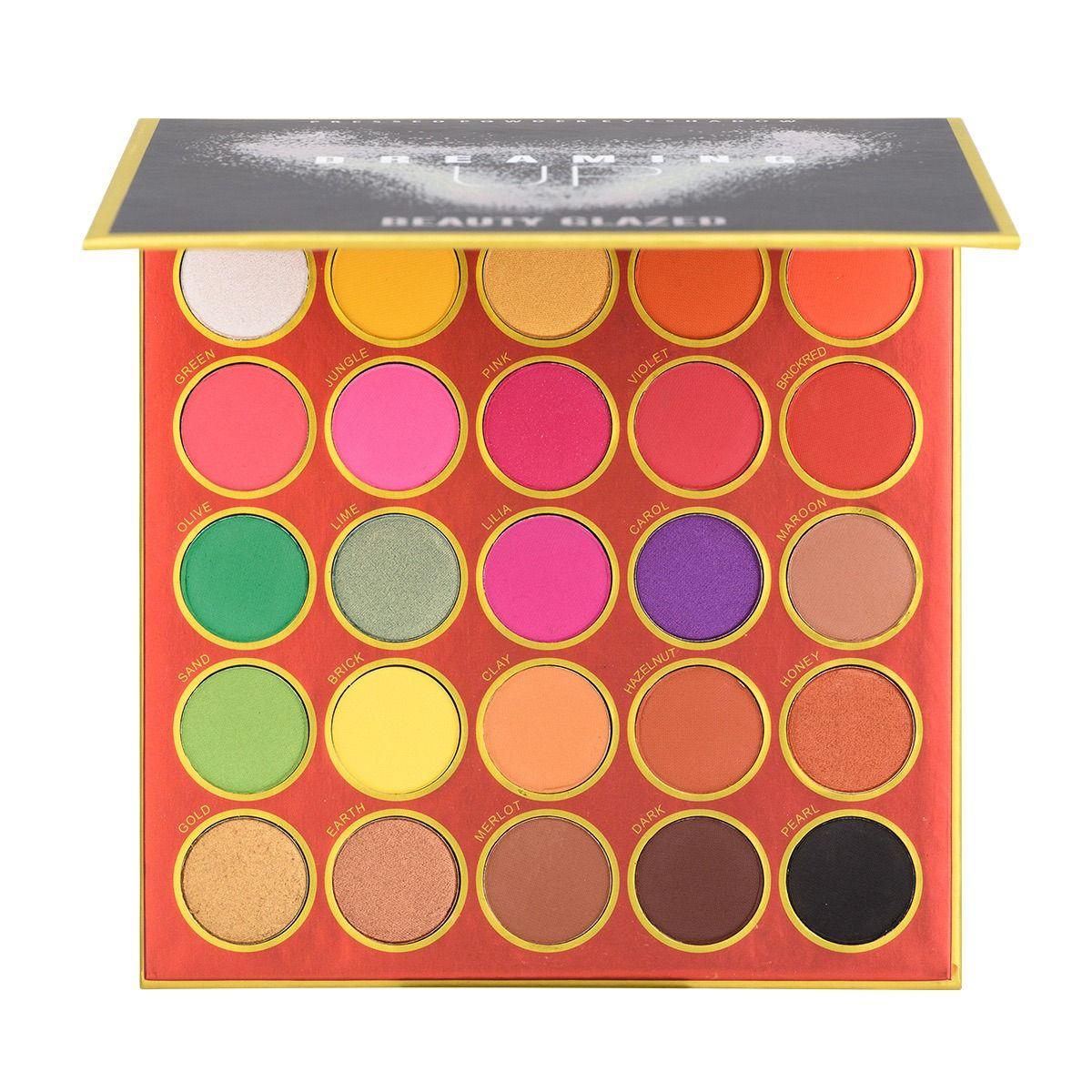 BEAUTY GLAZED Dreaming Up 25 Colors Eyeshadow Palette #C