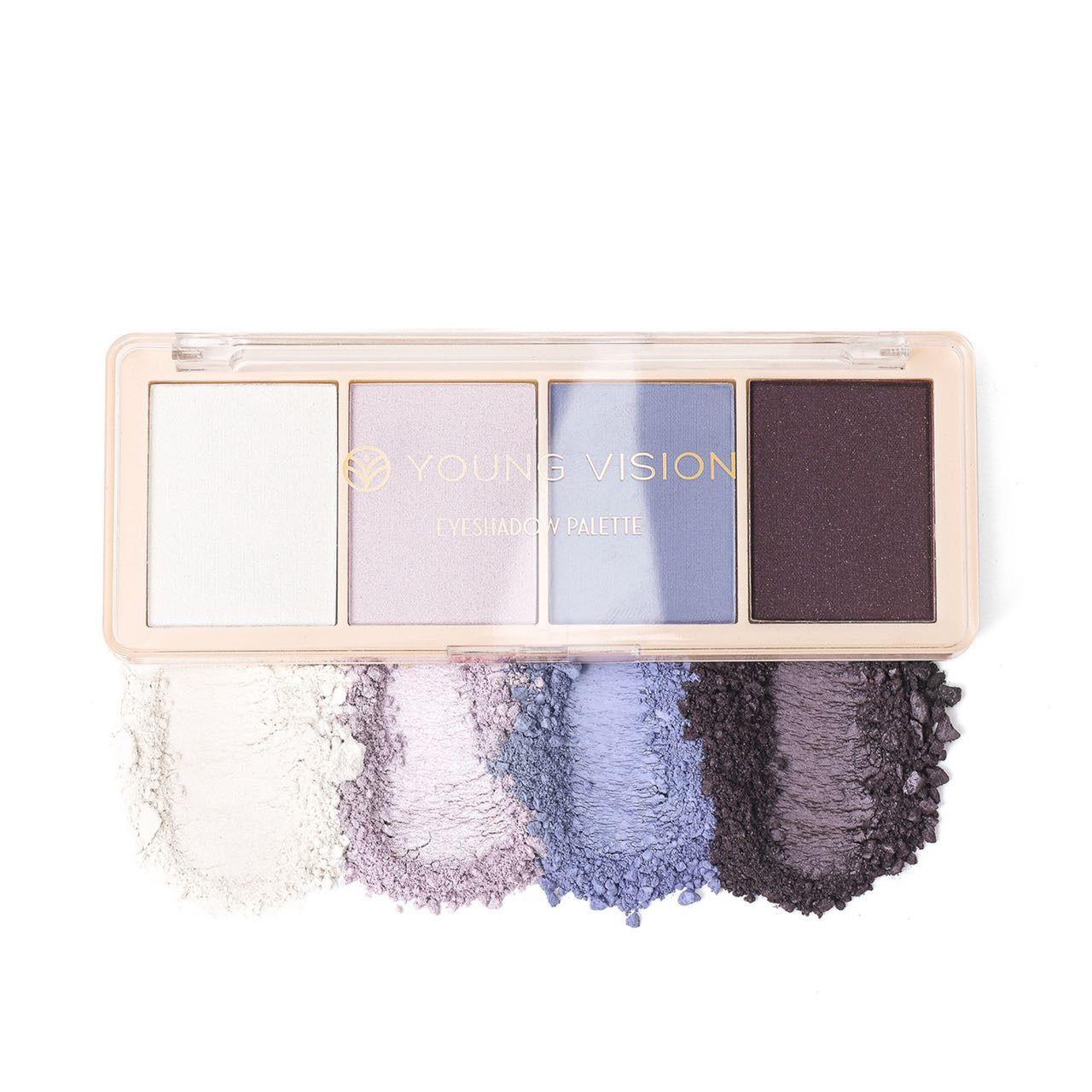 YOUNG VISION 4 Colors Eyeshadow Palette Color #A - 16g