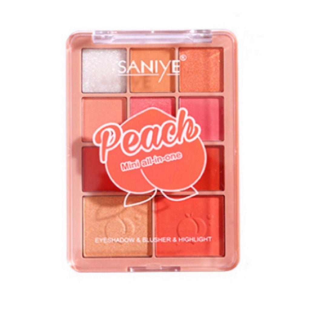 SANIYE Peach Mini All-in-one Eyeshadow & Blusher & Highlight 3N1 #02 - 18g