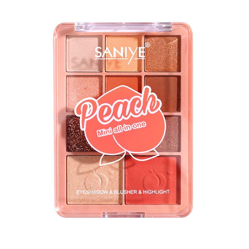 SANIYE Peach Mini All-in-one Eyeshadow & Blusher & Highlight 3N1 #03 - 18g