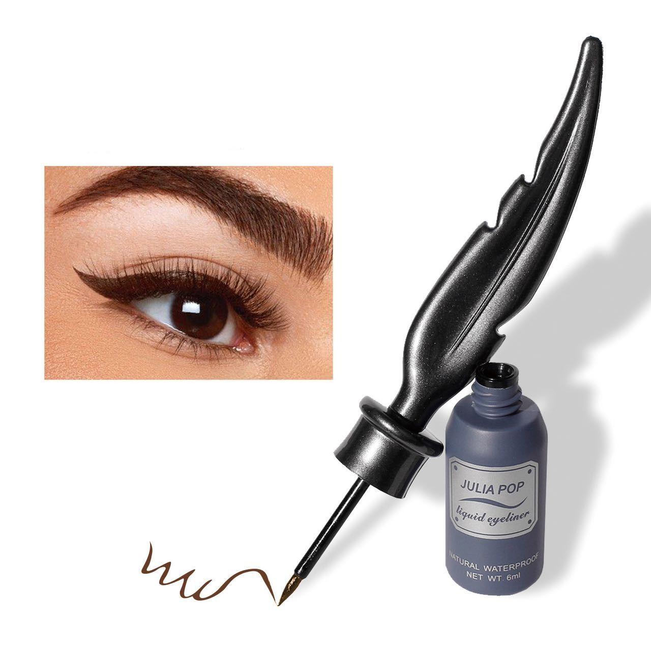 JULIAPOP Light Feathers Liquid Eyeliner #02 COFFEE - 6ml
