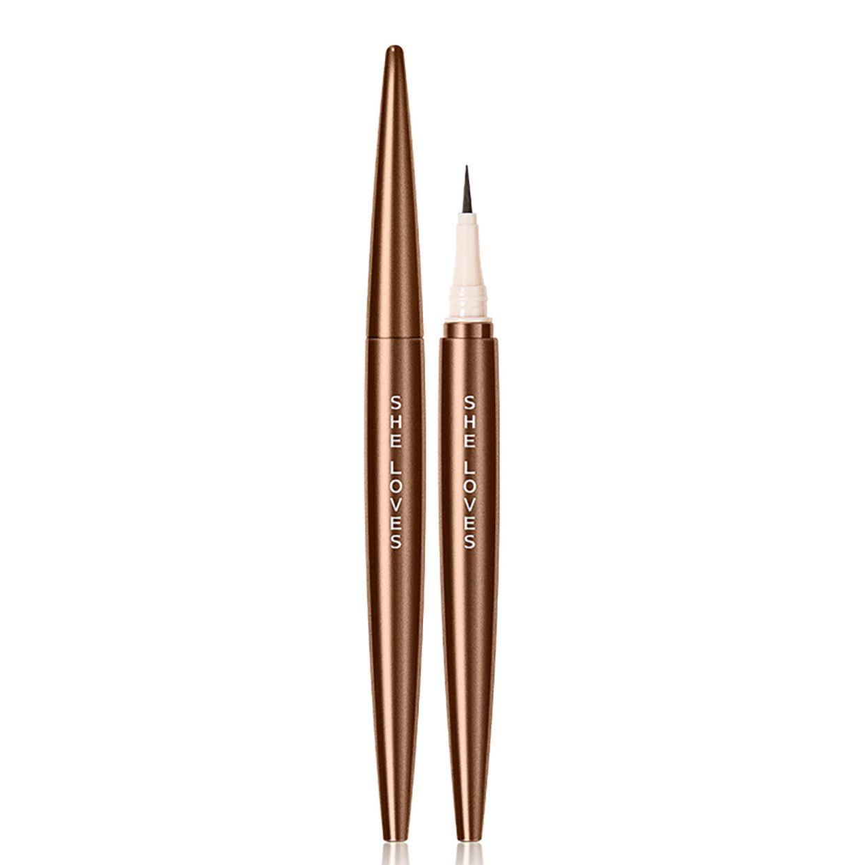 SHELOVES Uniformity Fluent Liquid Eyeliner Pen #02 Coffee Milk
