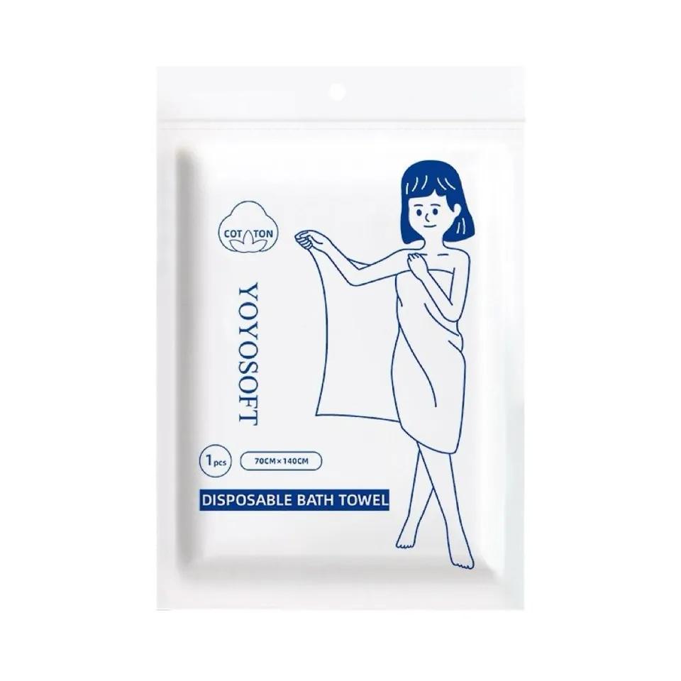 YOYOSOFT COTTON DISPOSABLE BATH TOWEL - 70CM x 140CM