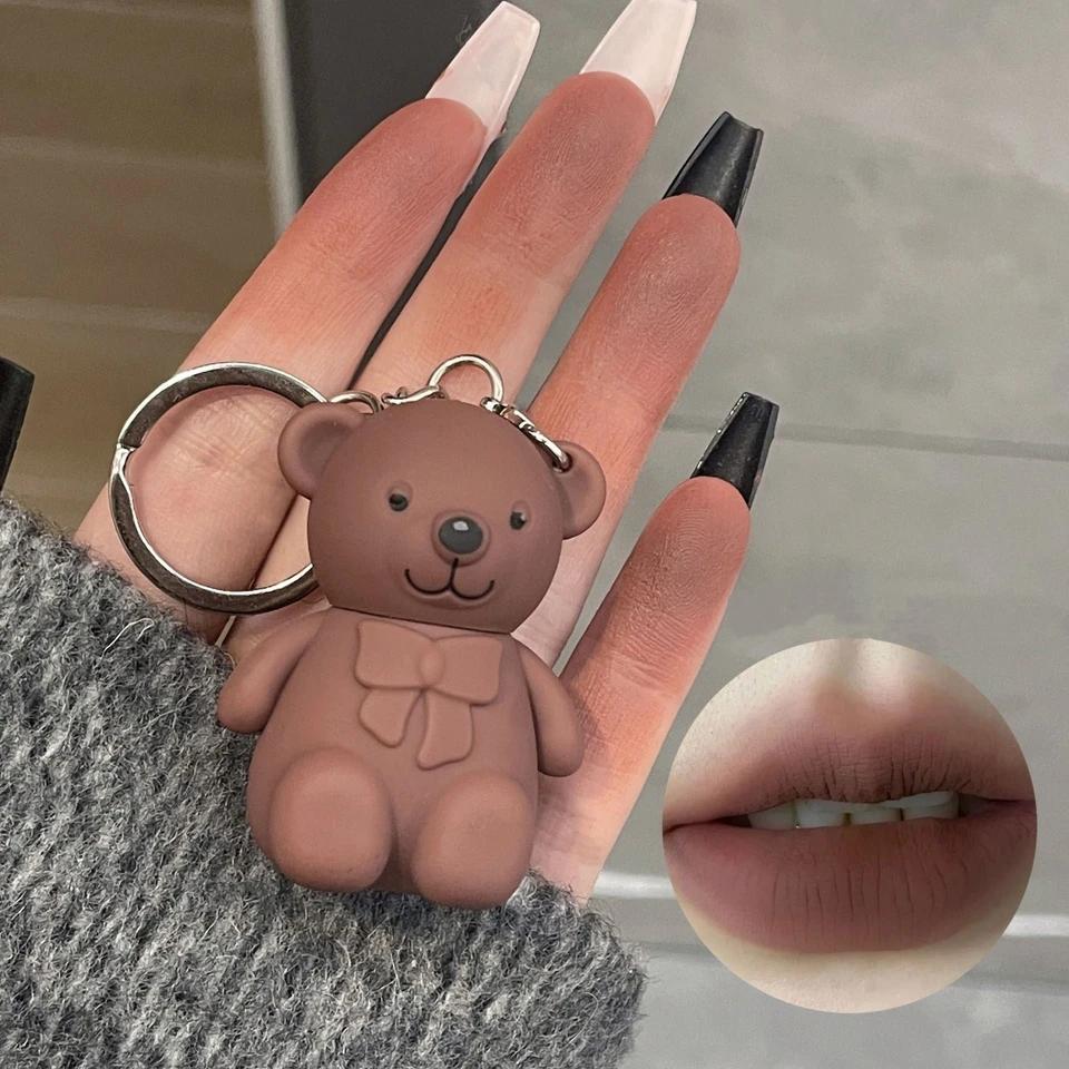 Teddy Bear Lip Mud Lipstick Matte Liquid #05 Toast Bread