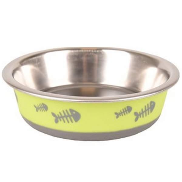 FLAMINGO GAMELLE FISH BONE LIME XS 225ML 12,3CM (98822)