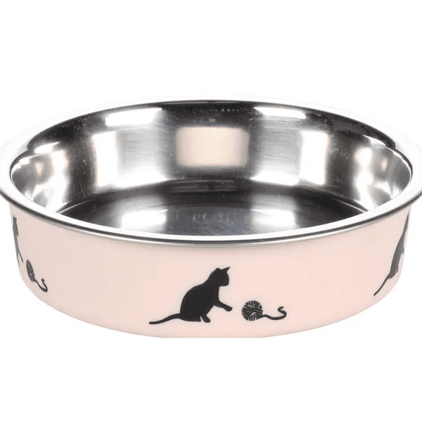 FLAMINGO GAMELLE POUR LA NOURRITURE CHAT KENA ROSE 160ML (04300)