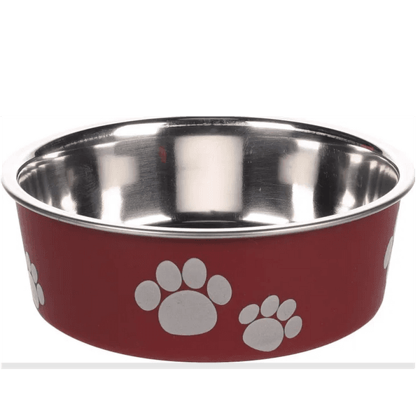 FLAMINGO ÉCUELLE POUR LA NOURRITURE CHAT KENA ROUGE 11,5CM (50704)