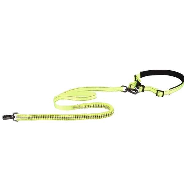 FLAMINGO LAISSE POUR LE JOGGING CEINTURE VENTRALE DIRAN JAUNE FLUO (37210)