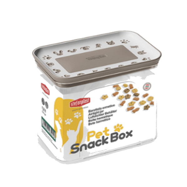 STEFANPLASTR BOITE À FRIANDISES HERMÉTIQUE TAUPE 1.2 LITRES - (85407)