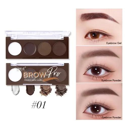 Eyebrow Shadow Design Kit 4 Colors #01 - Brow Pro 12g