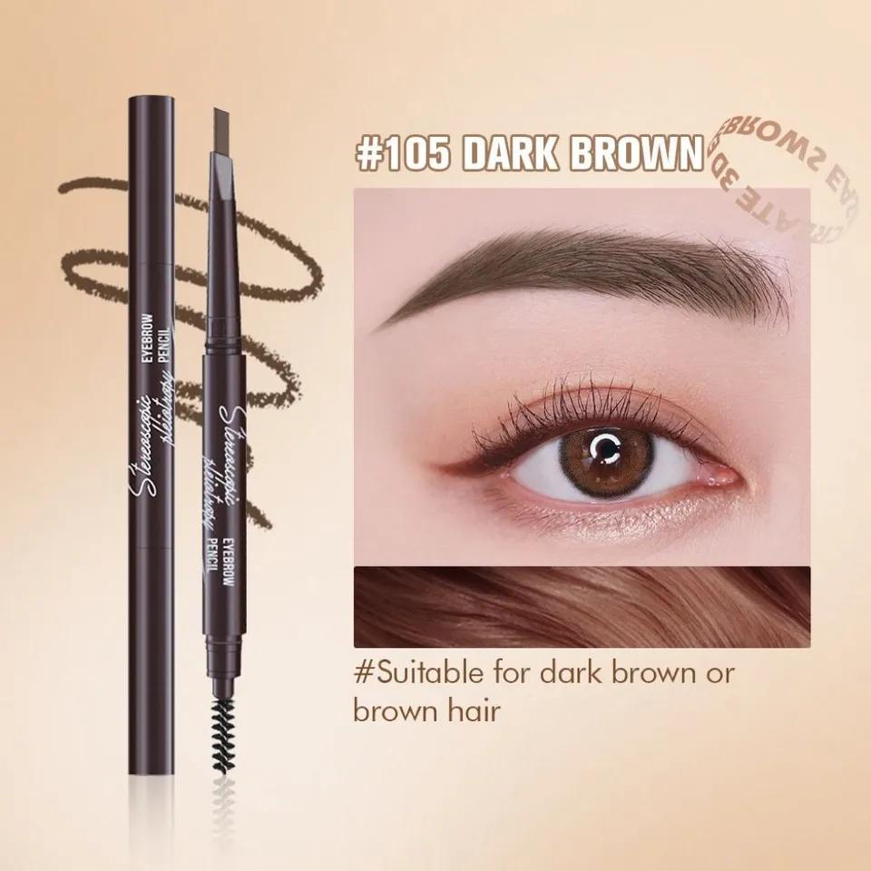 SANIYE Auto-Rotating Waterproof Eyebrow Pencil Color #105 DARK BROWN