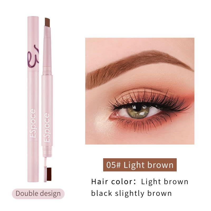 ESPOCE Eyebrow Pencil Double Design #05 Light Brown