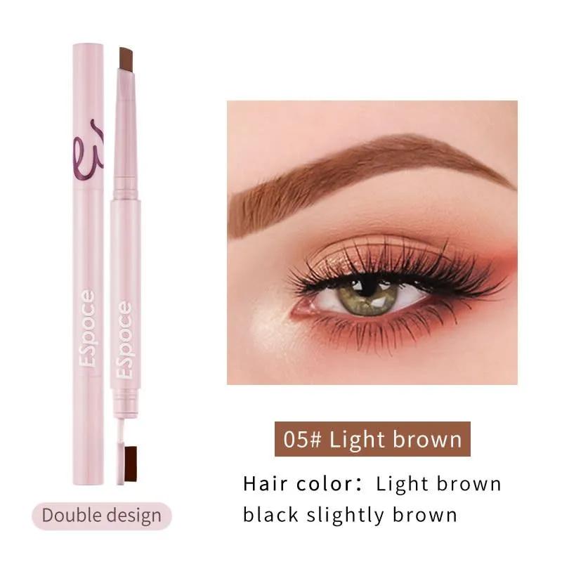 ESPOCE Eyebrow Pencil Double Design #05 Light Brown