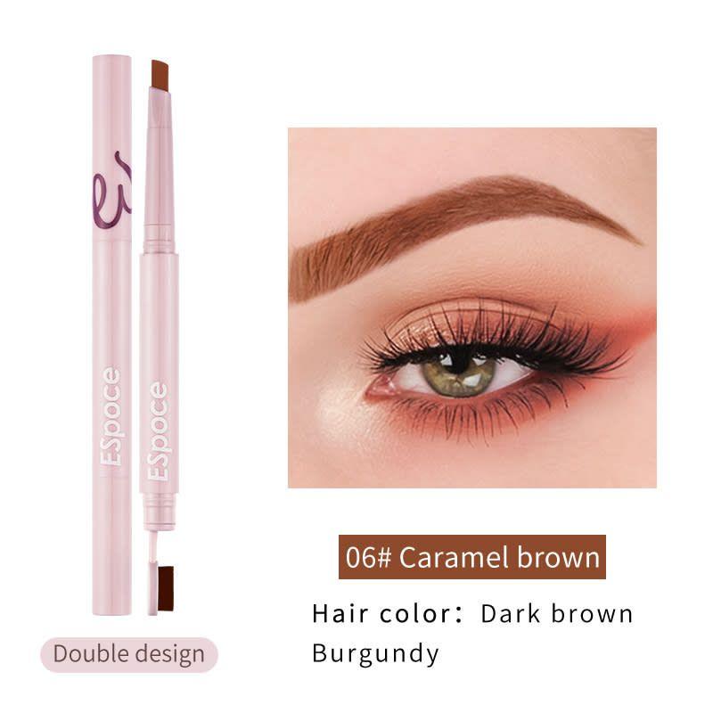 ESPOCE Eyebrow Pencil Double Design #06 Caramel Brown