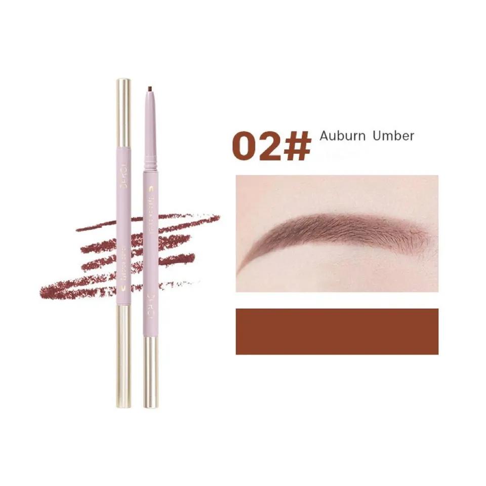 DEROL Concrete Poetry Waterproof Eyebrow Pencil #02 Auburn Umber