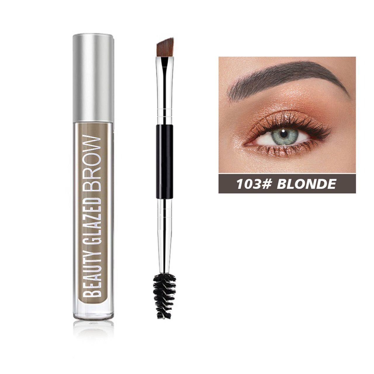 BEAUTY GLAZED Eyebrow Gel Liquid Waterproof #103 BLONDE