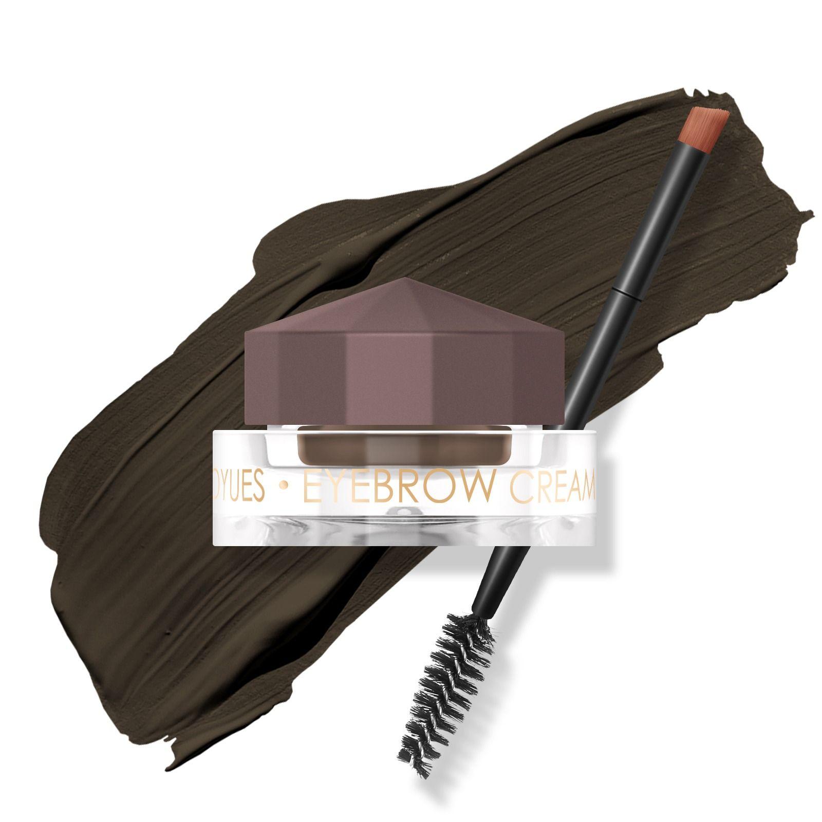 ROYUES Stereo Art Waterproof Eyebrow Cream #02 GREEN BROWN - 3g