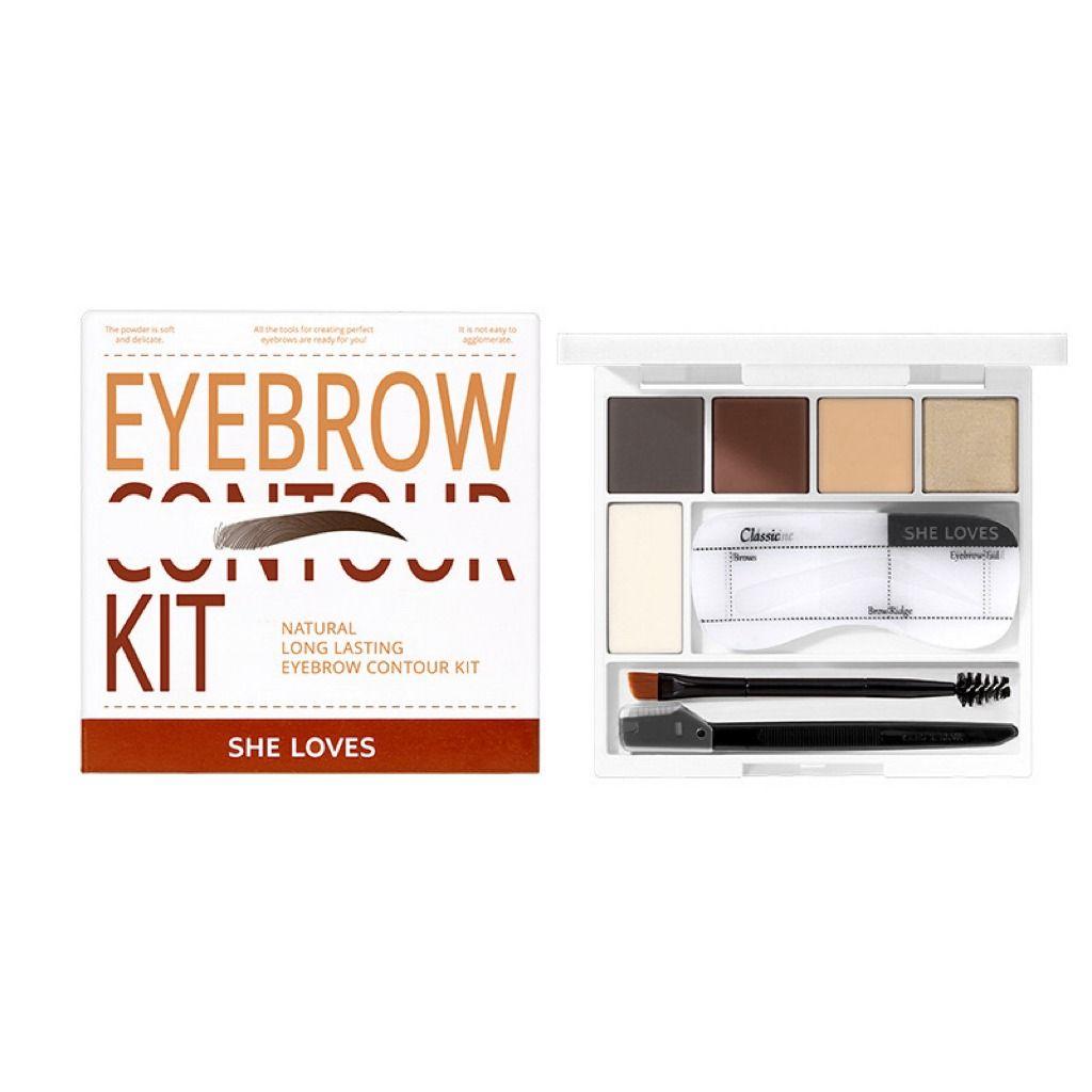 SHELOVES Natural Long Lasting Eyebrow Contour Kit