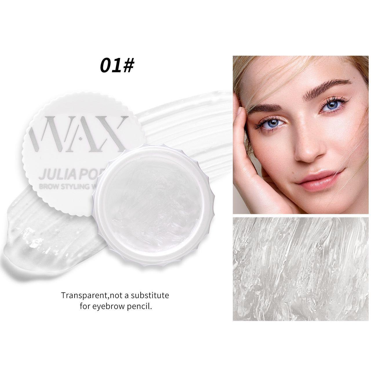 JULIAPOP Original Texture Brow Styling Wax #01 Transparent - 8g