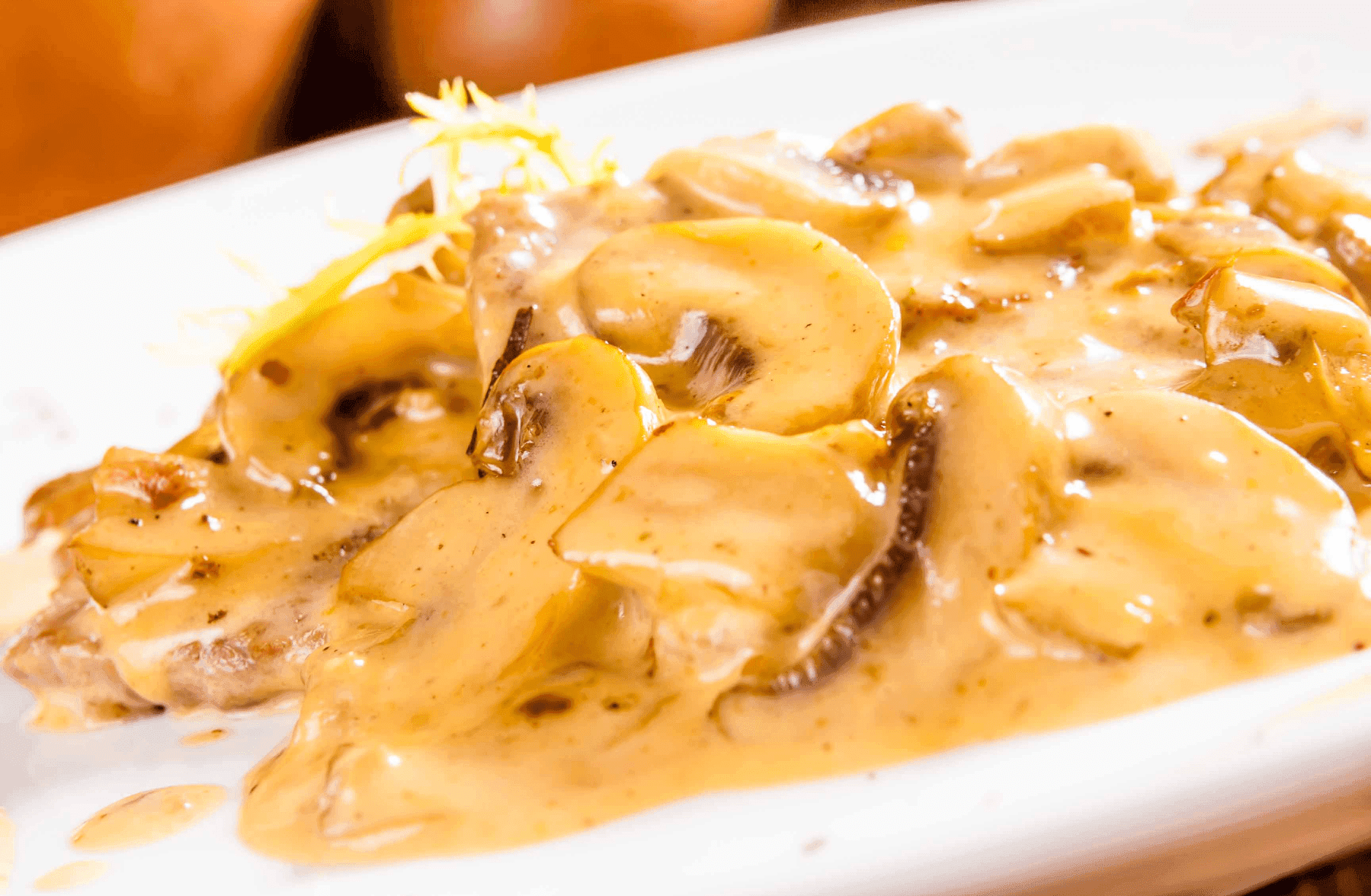 Plat Escalope à la crème