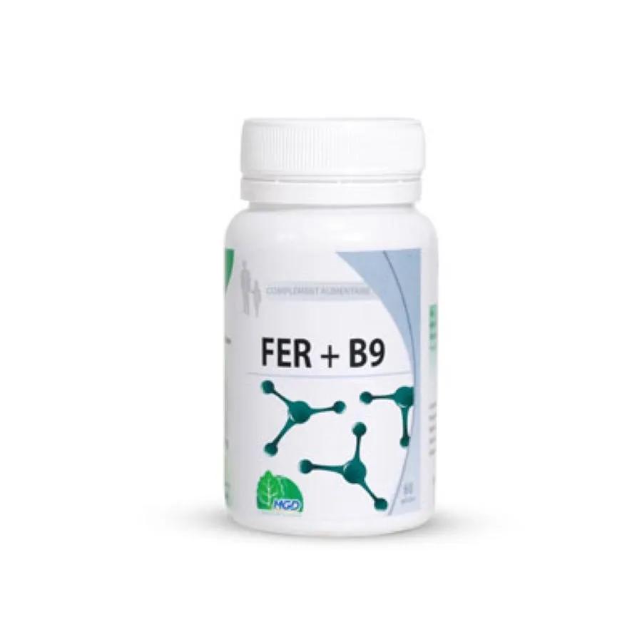 Mgd Fer + B9 Boite De 60 Gelules