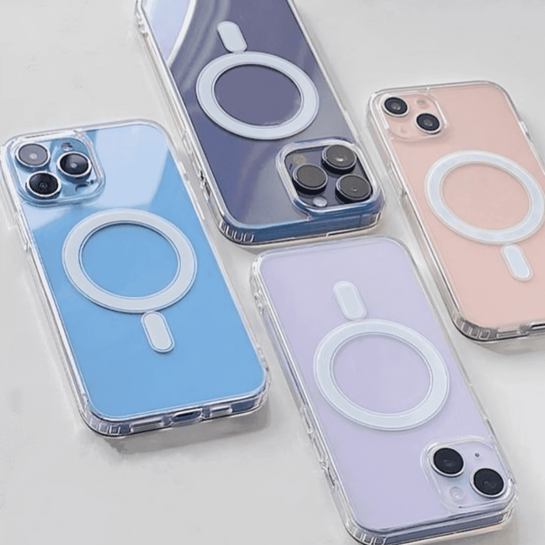 Coque iphone 15 clear case magsafe Bonne Qualité