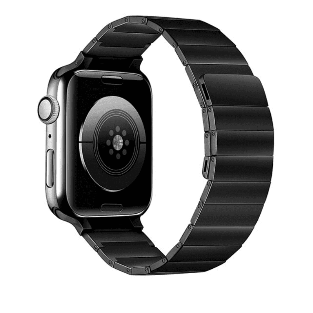 Black Magnetic Apple Watch Stainless Steel Band SP-12 38-40-41mm