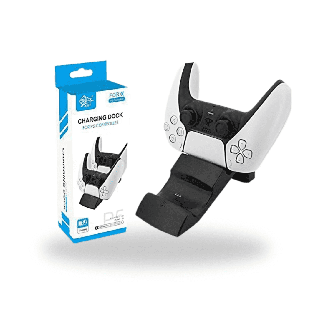 Microware KJH-P5-012 Dual USB Charging Dock Station for Playstation 5