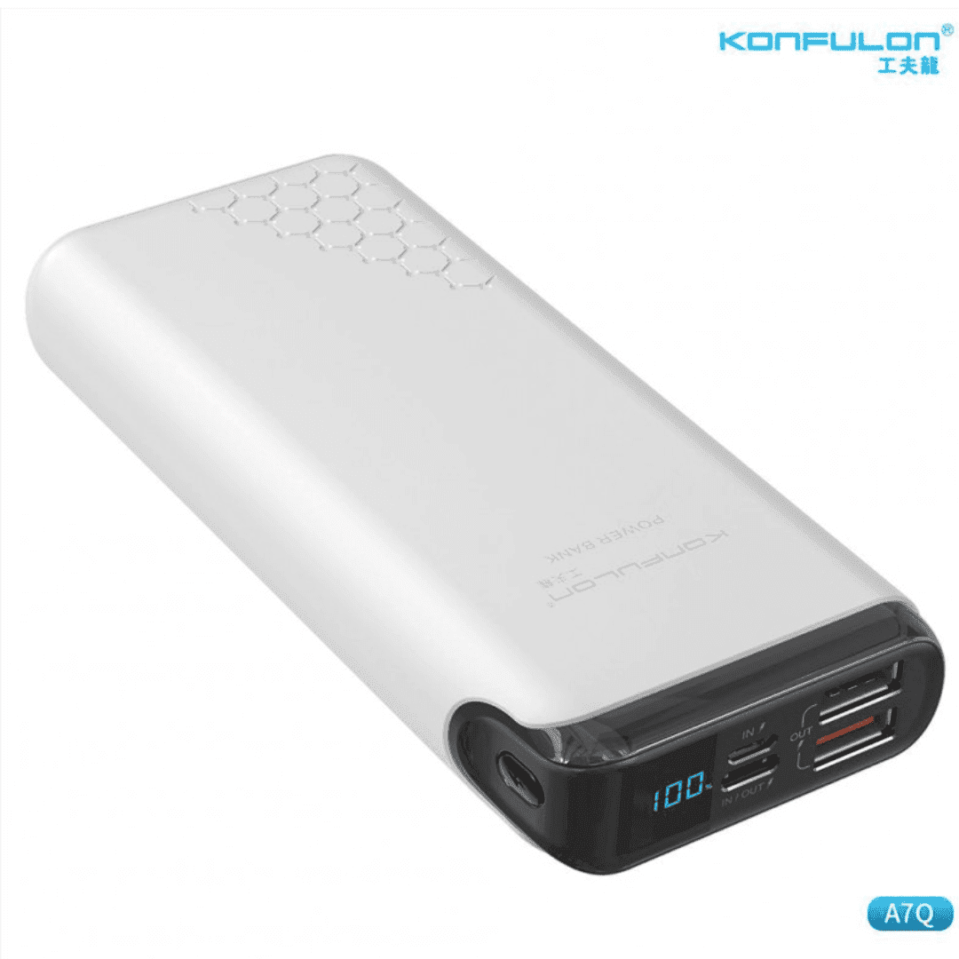 Power Bank Konfulon  A7Q 20000mAh  22.5W  Haute Qualité