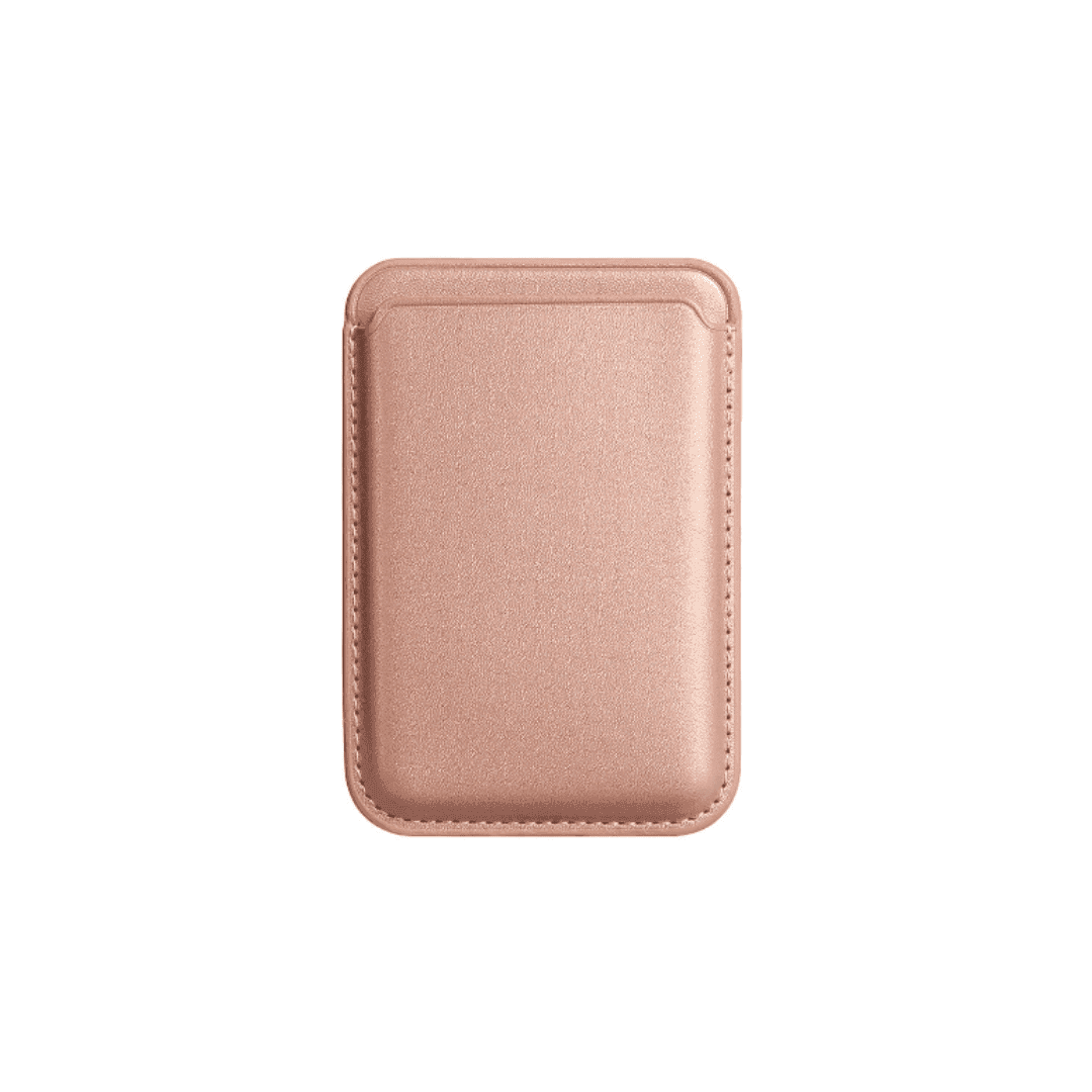 Leather wallet (PINK GOLD) magsafe
