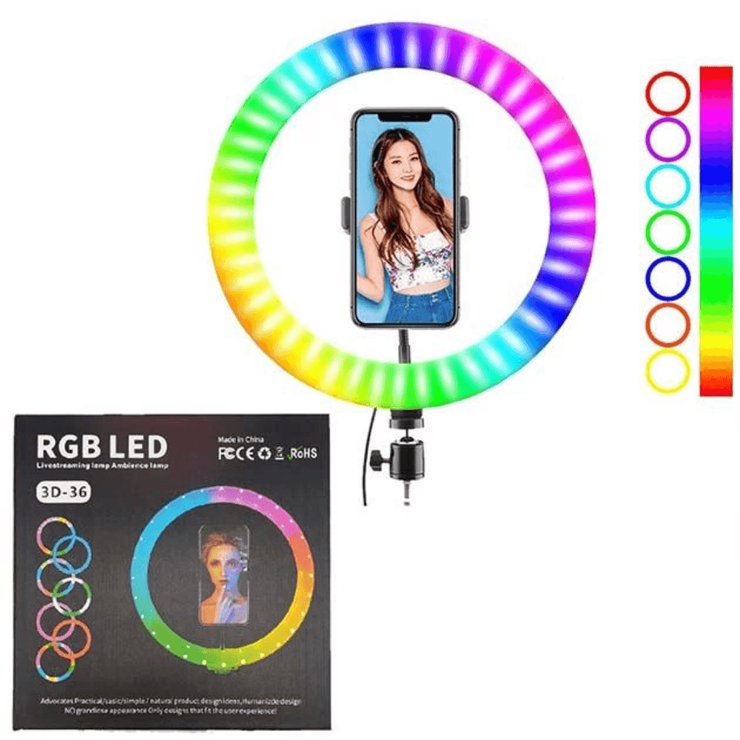 Ring RGB LED lamp Ring Light 3D-36