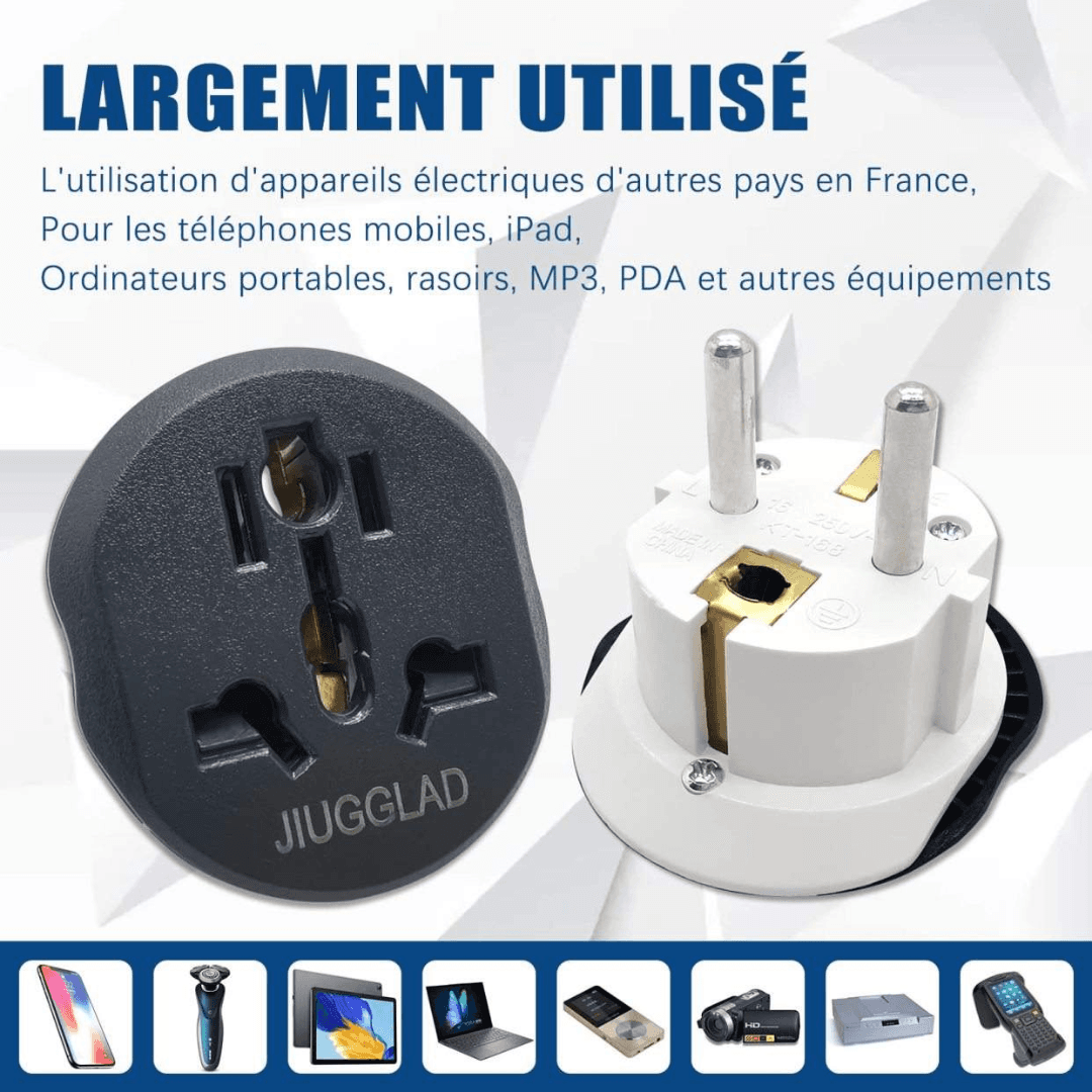 Adaptateur Prise Universel  Haute Qualité