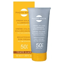 M&D PHOTO WHITE CREME SOLAIRE ECLAIRCISSANTE TEINTE CLAIR SPF50+ 50ML